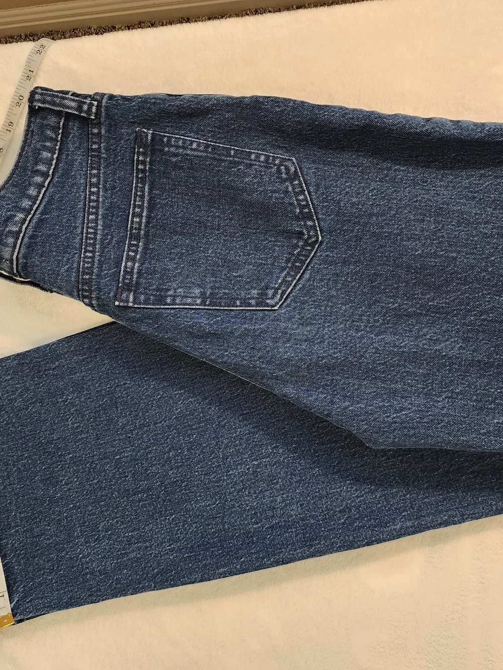Abercrombie 90s Relaxed High Rise 27 Trouser Jeans NWOT - Picture 9 of 11